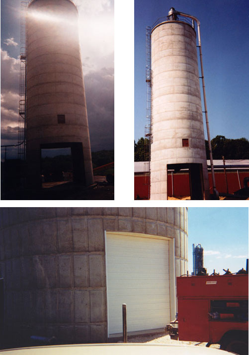 Drive Thru Fill Silos from Mast Lepley